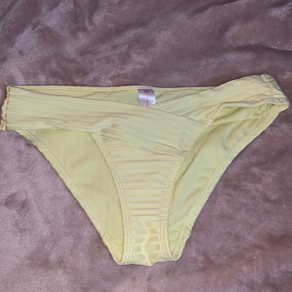 Yellow bikini bottom